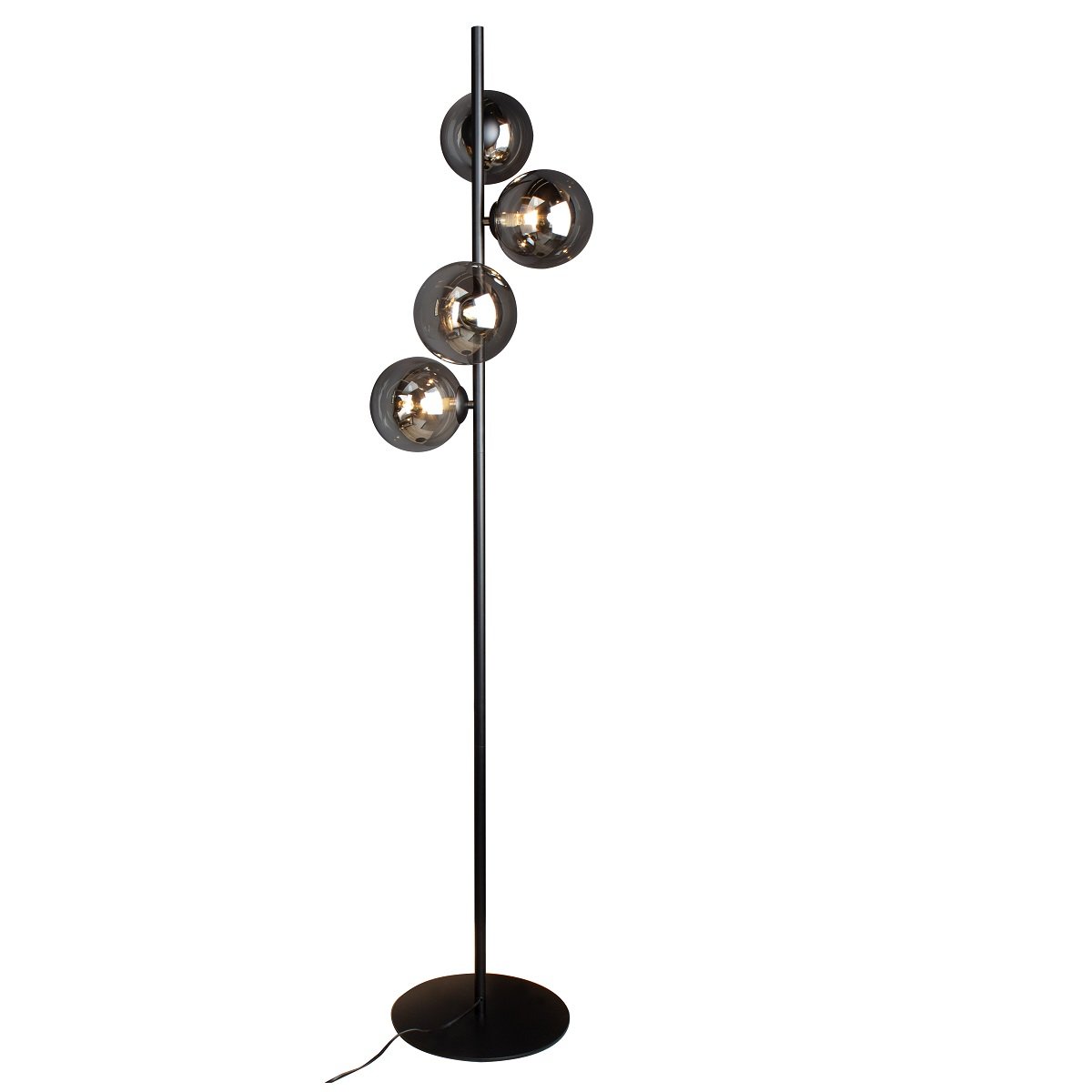 Stehleuchte Neptun 4-flammig Light & ECO online Luce im Shop Nero PT4 --> Design Leuchten Lampen kaufen 9120