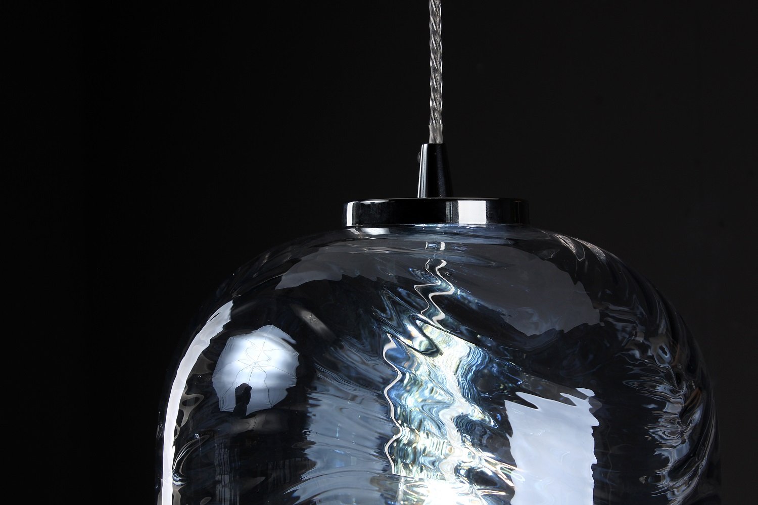 Luce Design Nereide C S1 BLU Pendelleuchte 1-flammig ECO Light --> Leuchten  & Lampen online kaufen im Shop | Pendelleuchten
