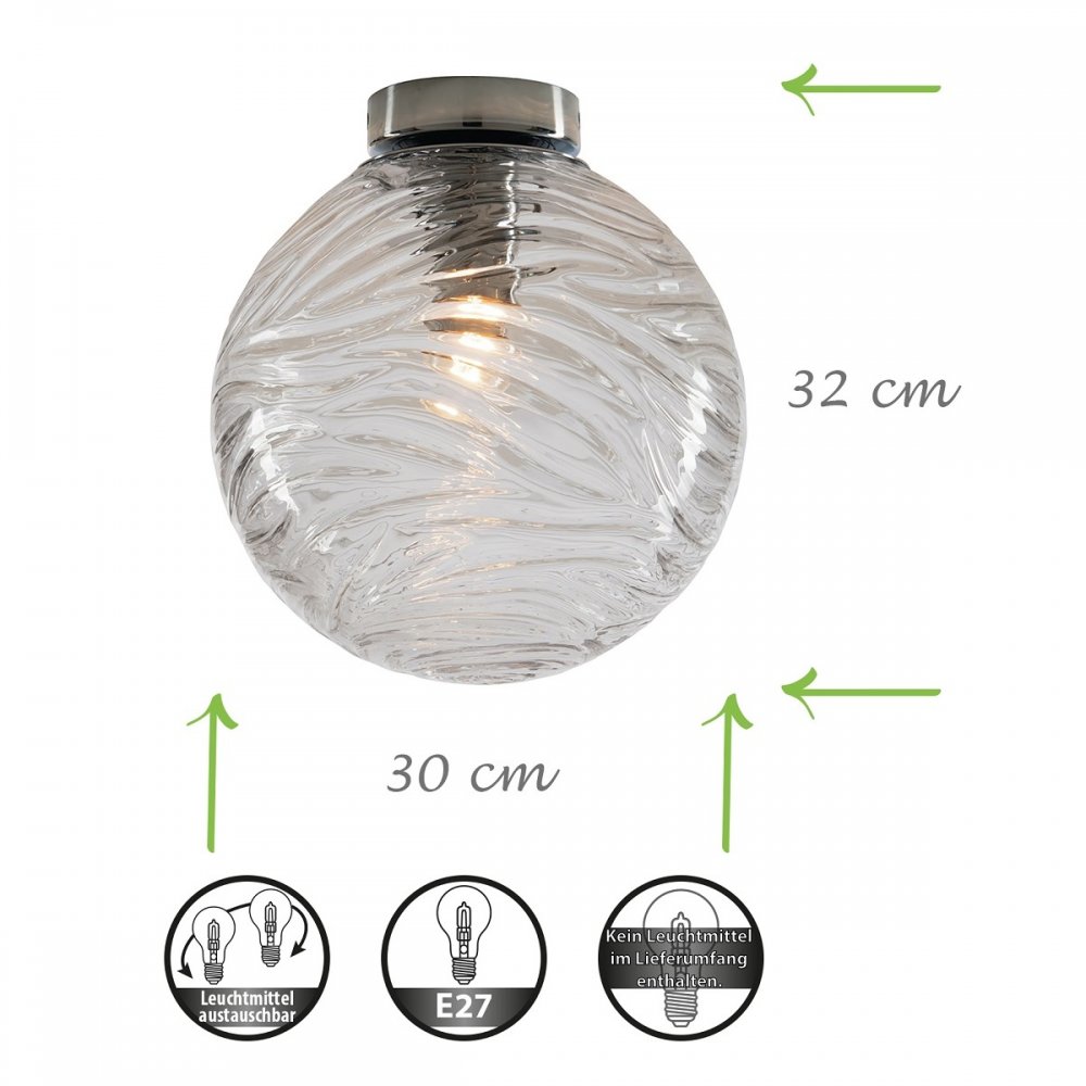 Luce Design Nereide G TR --> Leuchten Light kaufen Beleuchtung PL30 1-flammig » Lampen für Deckenleuchte online & ECO
