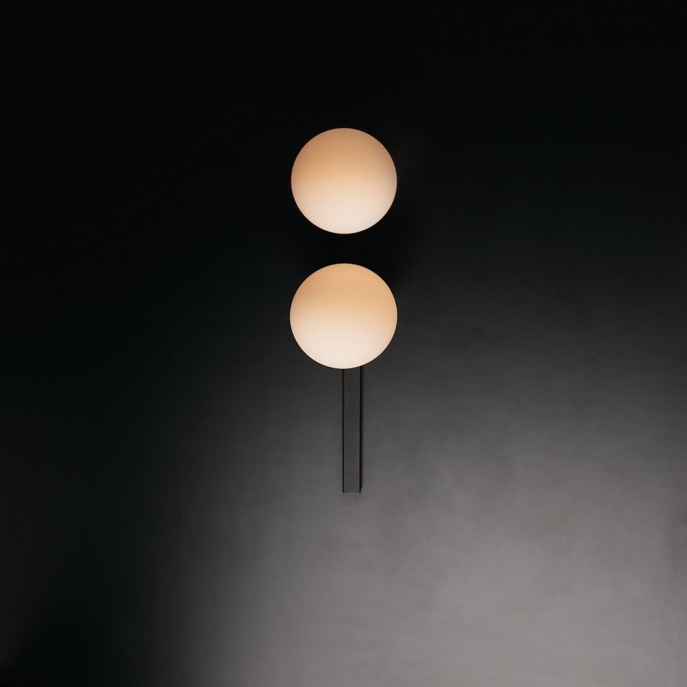 Wandleuchte im Leuchten kaufen --> Light & Lampen ECO AP2 Shop Nero online Pluto 2-flammig Luce 9110 Design