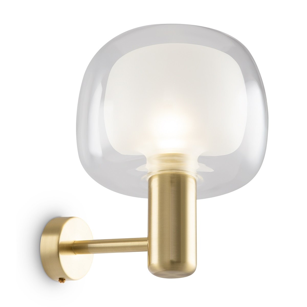 Maytoni Wandleuchte Vision gold mit Glas