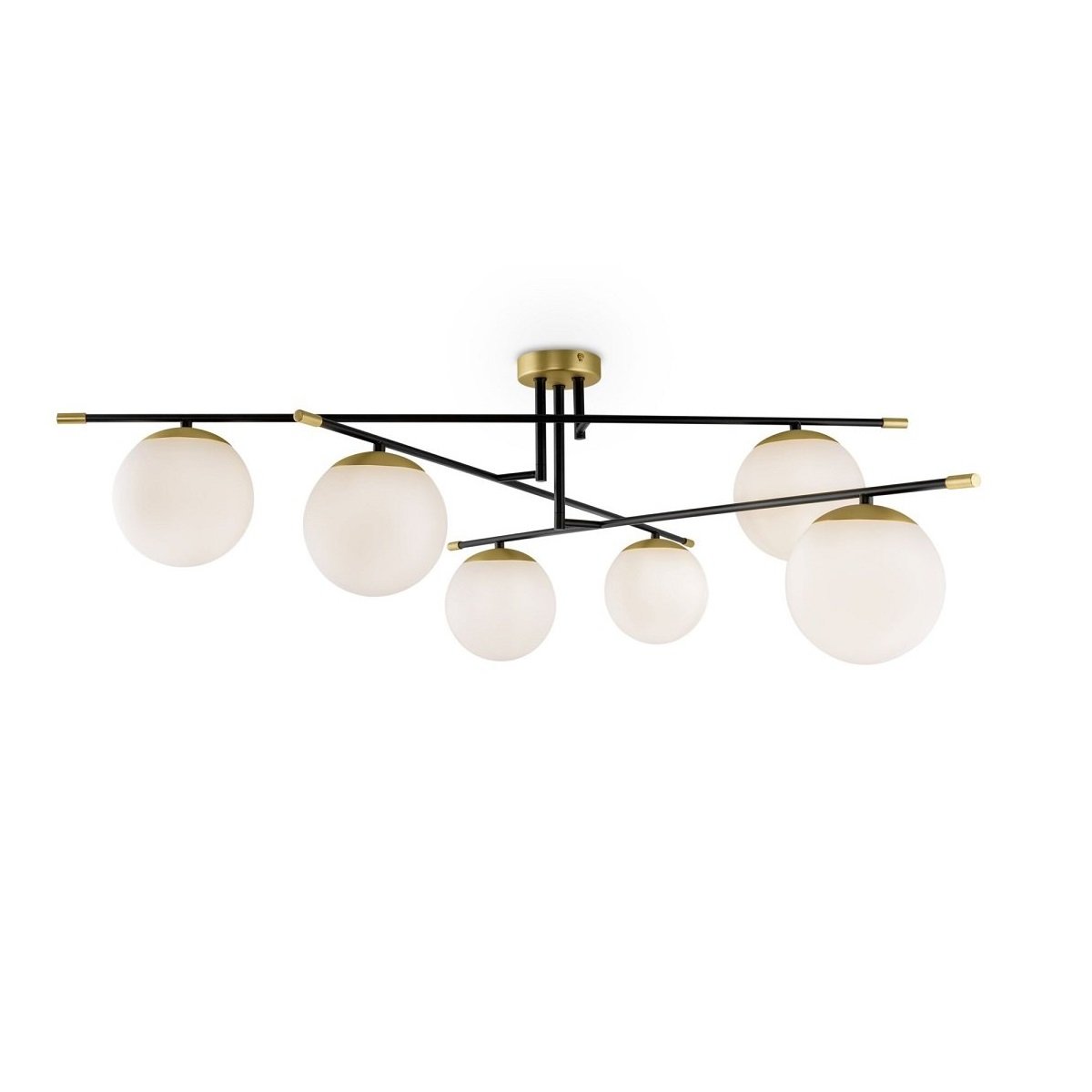 Maytoni Deckenleuchte Nostalgia 6-flammig gold wei�