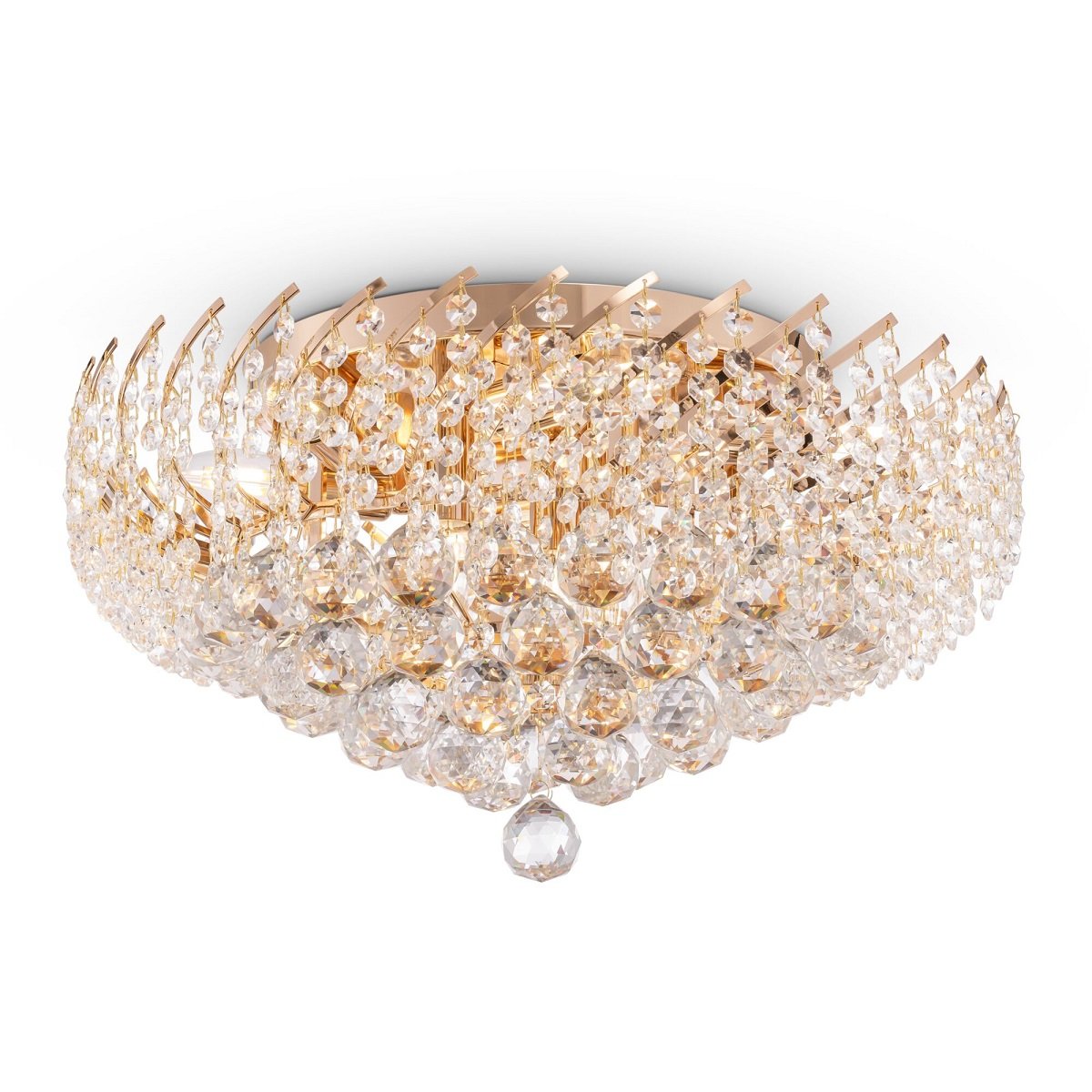 Maytoni Kronleuchter Karolina 9-flammig gold