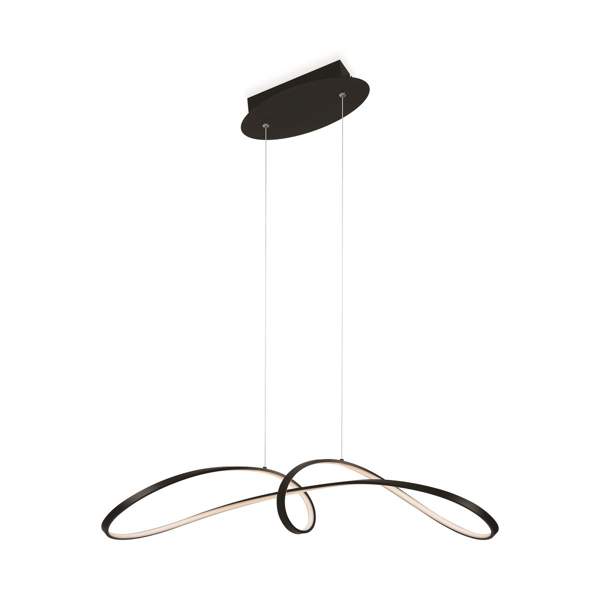 Maytoni Pendelleuchte Curve schwarz 4000K