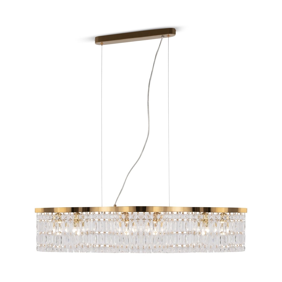 Maytoni Pendelleuchte Dune 6-flammig gold Kristall Anh�nger