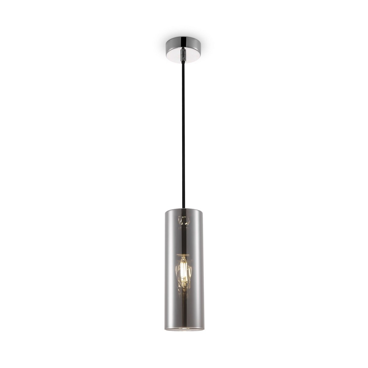 Maytoni Pendelleuchte Gioia 1-flammig  E14 chrom Glas
