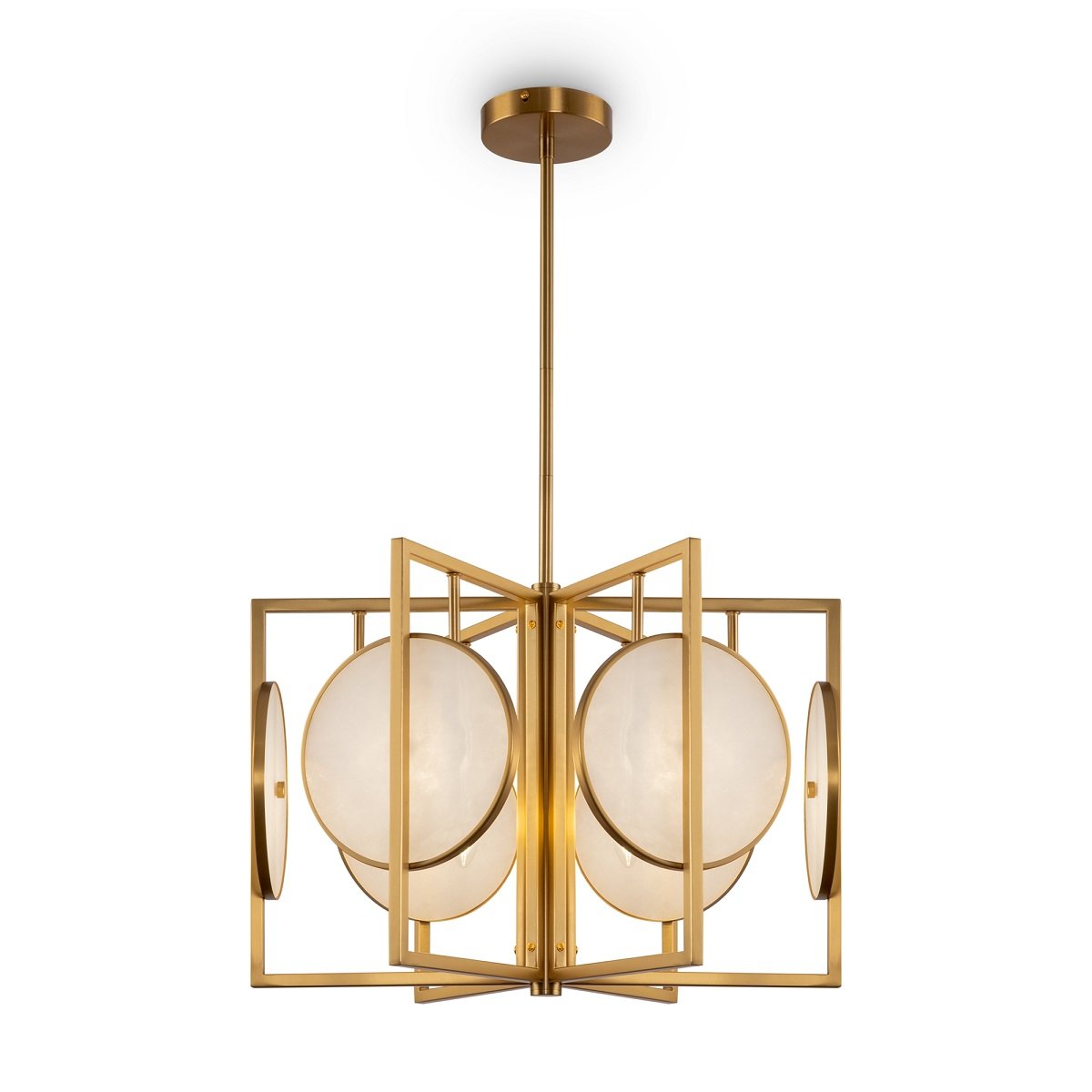 Maytoni Pendelleuchte Marmo gold 6-flammig