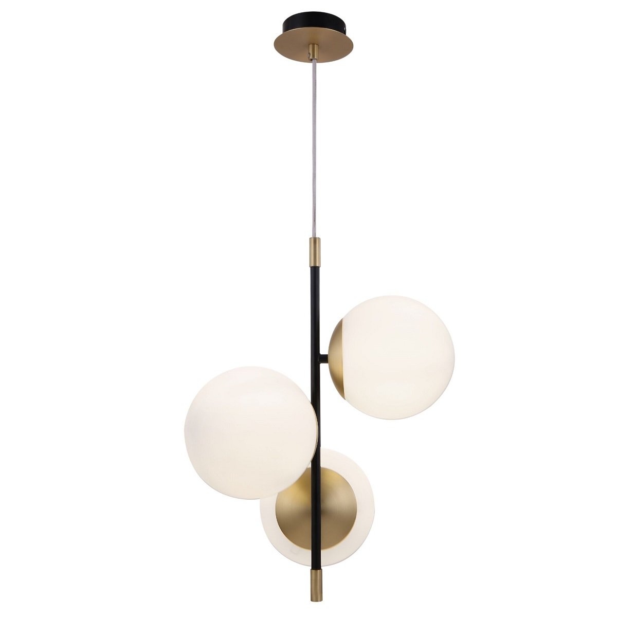 Maytoni Pendelleuchte Nostalgia 3-flammig gold wei�