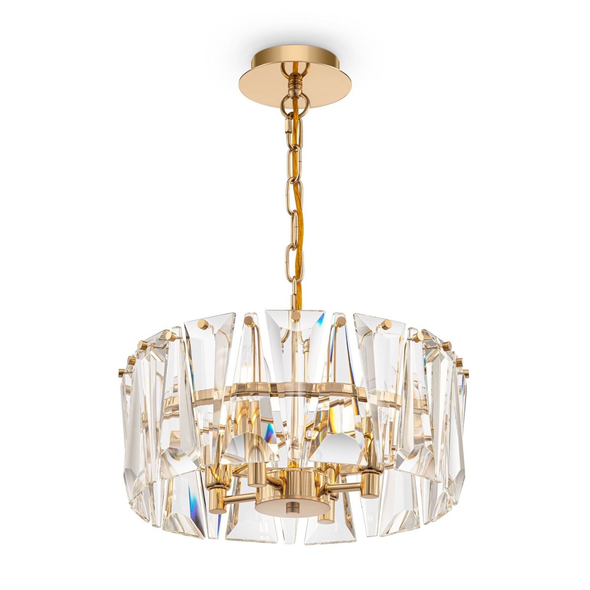 Maytoni Pendelleuchte Puntes 4-flammig gold