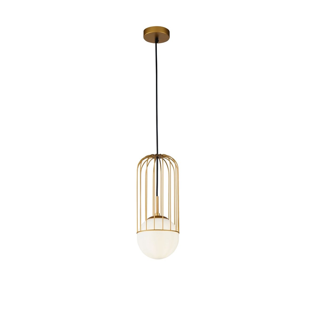 Maytoni Pendelleuchte Telford gold wei� 15cm
