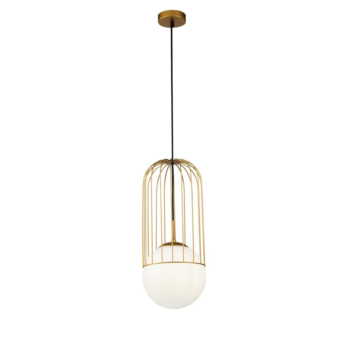 Maytoni Pendelleuchte Telford gold wei� 20cm