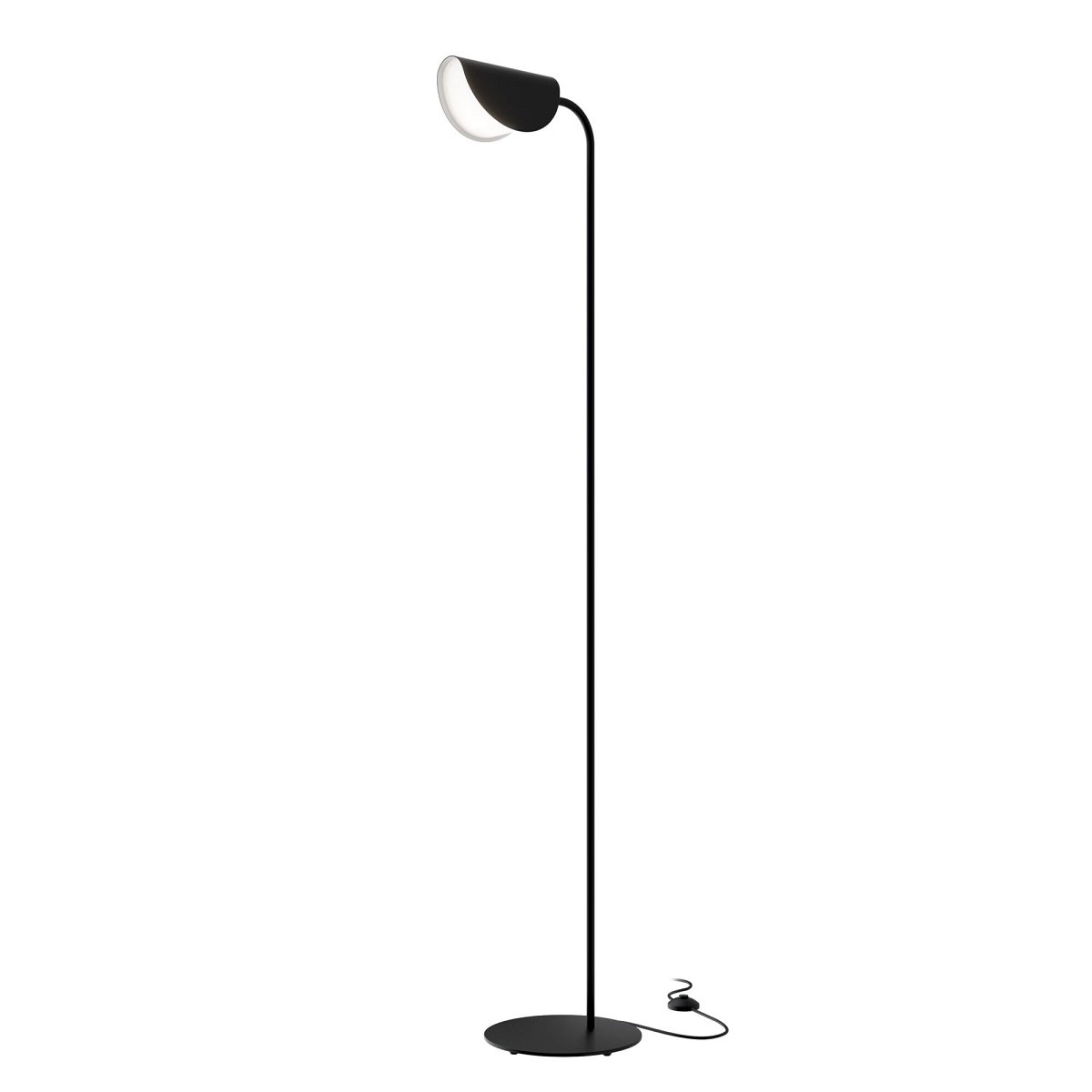 Maytoni Stehleuchte Mollis schwarz G9 140cm
