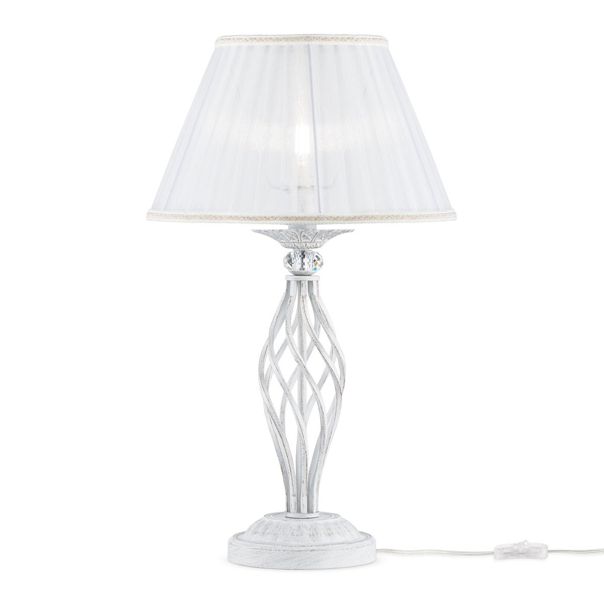 Maytoni Tischleuchte Grace wei� gold 56cm