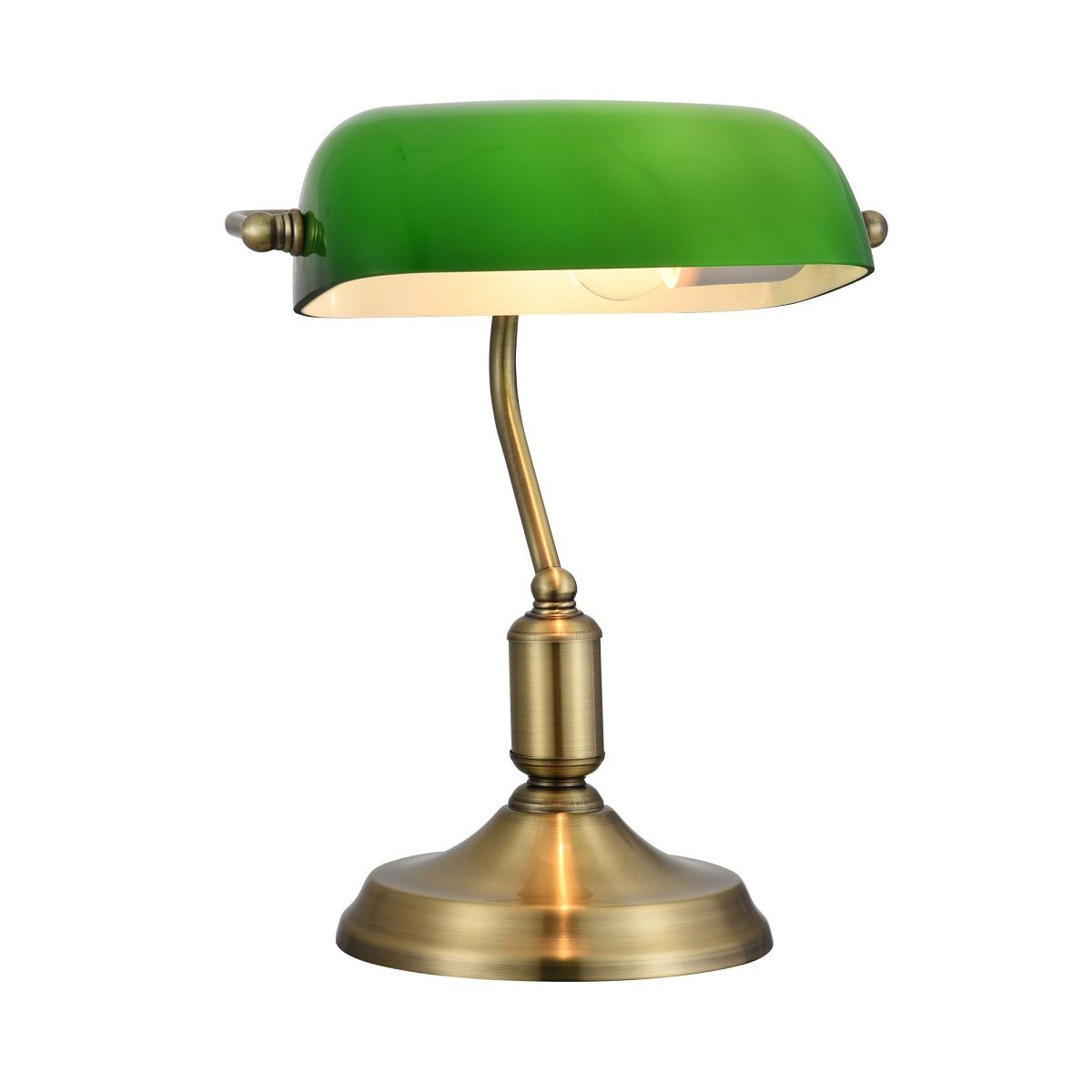 Maytoni Tischleuchte Kiwi messing gr�n
