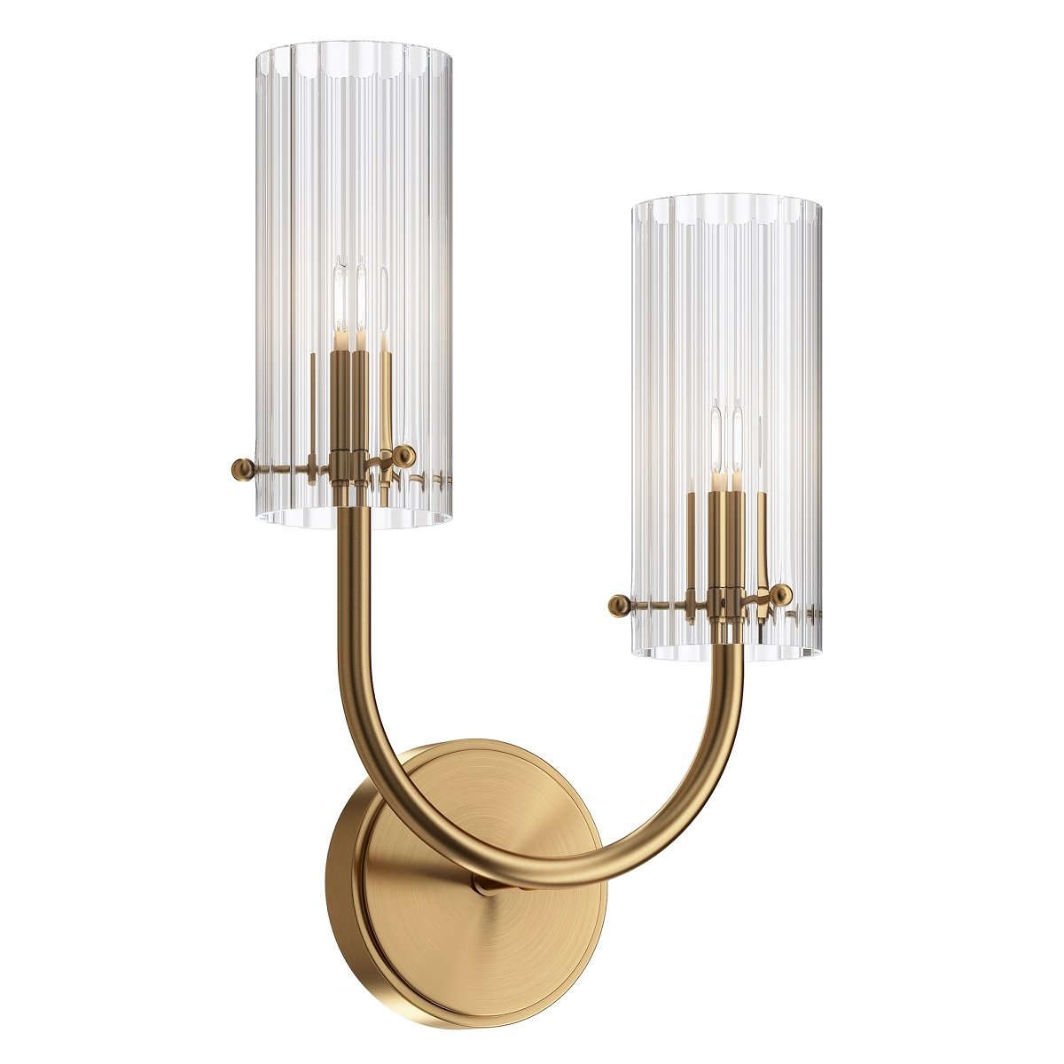 Maytoni Wandeuchte Arco Classic 2-flammig messingfarben