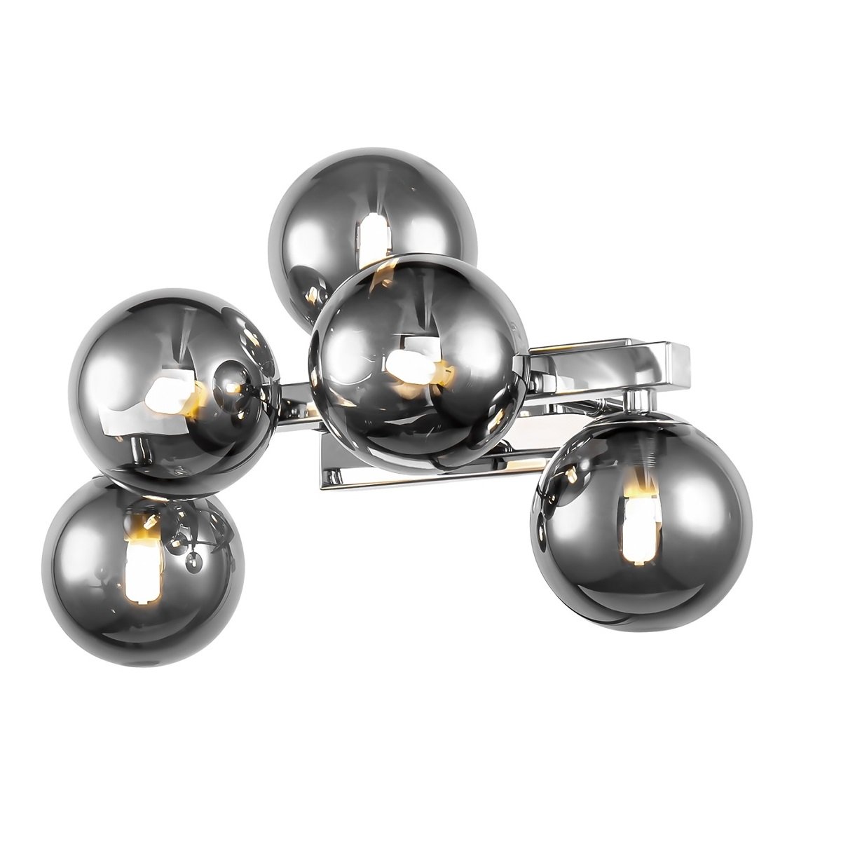 Maytoni Wandleuchte Dallas 32cm chrom rauchglas