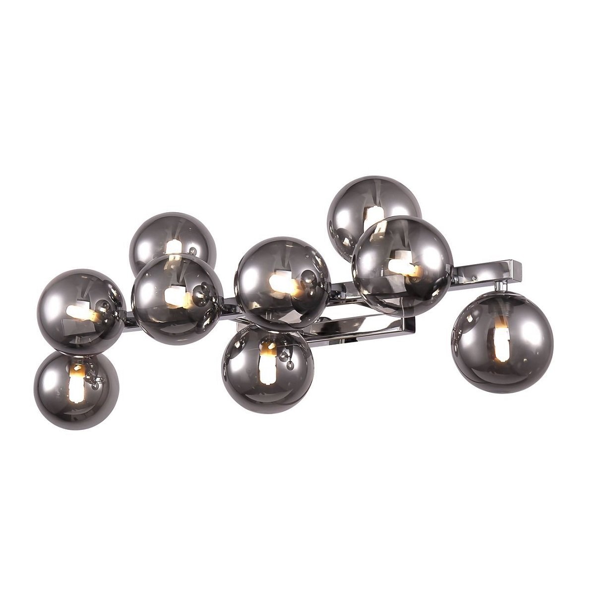 Maytoni Wandleuchte Dallas 61cm chrom rauchglas