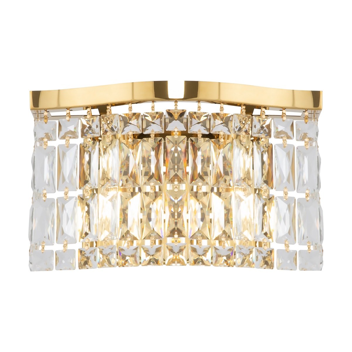 Maytoni Wandleuchte Dune 2-flammig gold mit Kristall Anh�nger