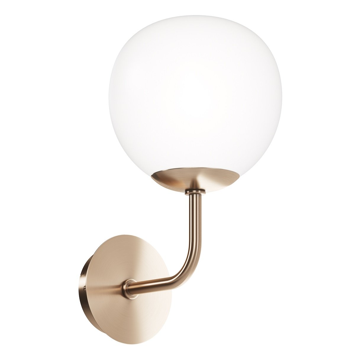 Maytoni Wandleuchte Erich 1-flammig goldfarben wei�