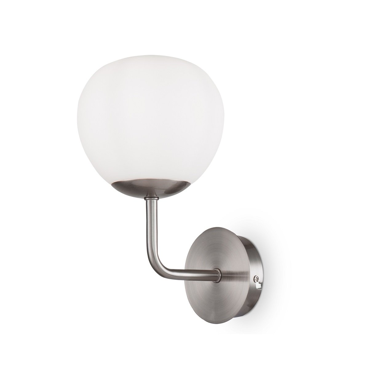 Maytoni Wandleuchte Erich 1-flammig nickel wei�