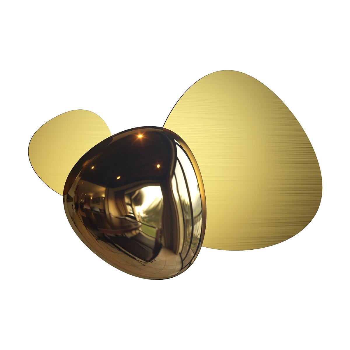 Maytoni Wandleuchte Jack-Stone 36cm goldfarben