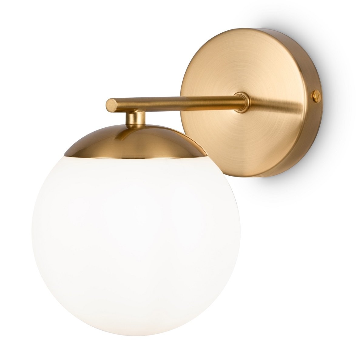 Maytoni Wandleuchte Marble 1-flammig messing opal