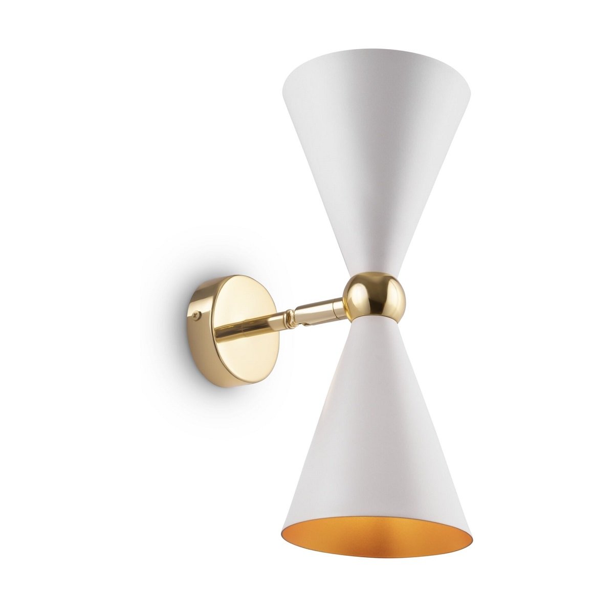 Maytoni Wandleuchte Vesper 2-flammig wei� gold