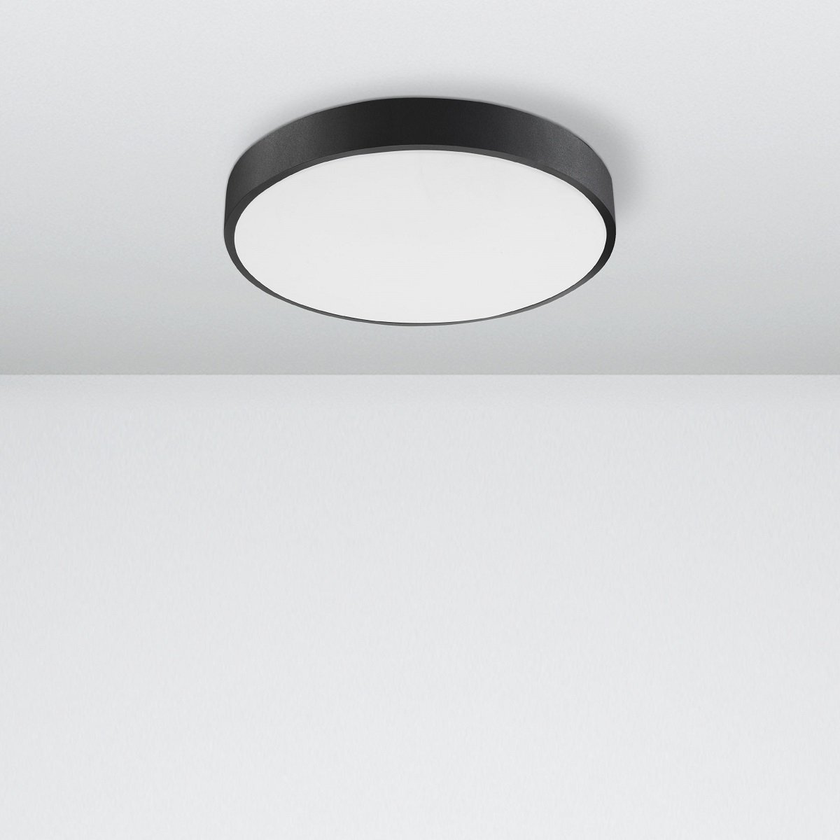 Nova Luce 9001531 HADON LED Deckenleuchte 40cm 3000K Schwarz