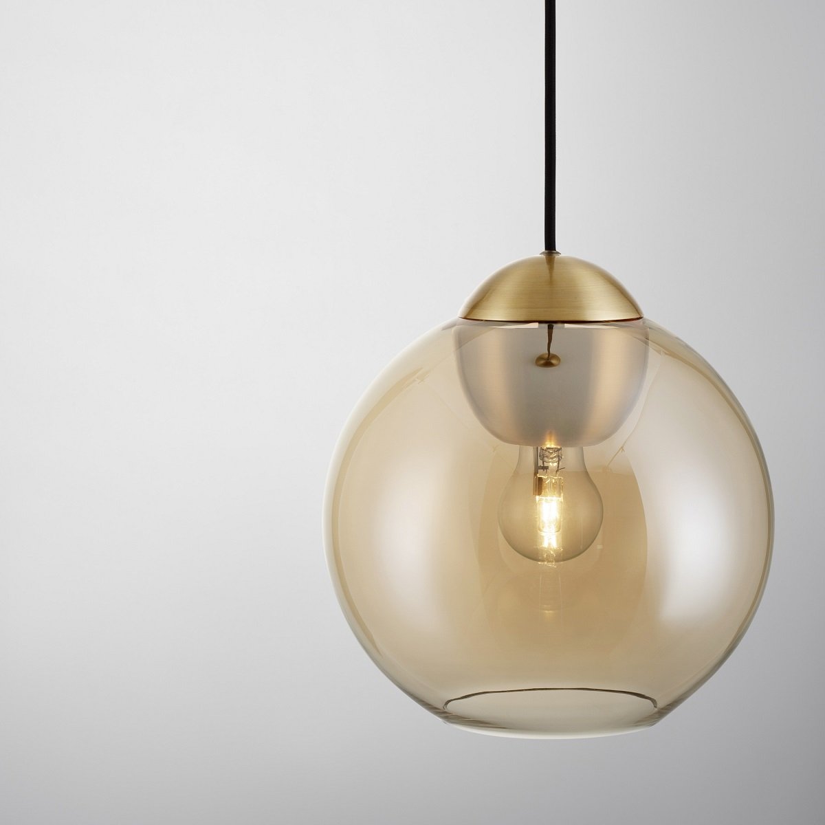 Nova Luce 9009239 MIDORI Pendelleuchte 1-flammig Gold Amber E27