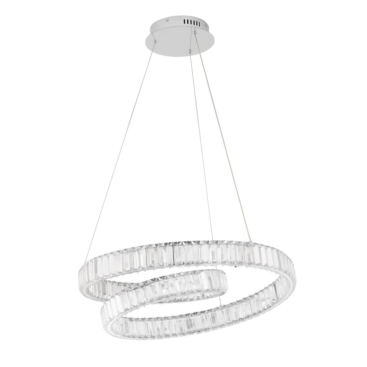 Nova Luce 9019720 CONCETO LED Pendelleuchte 60cm 3500K Chrom
