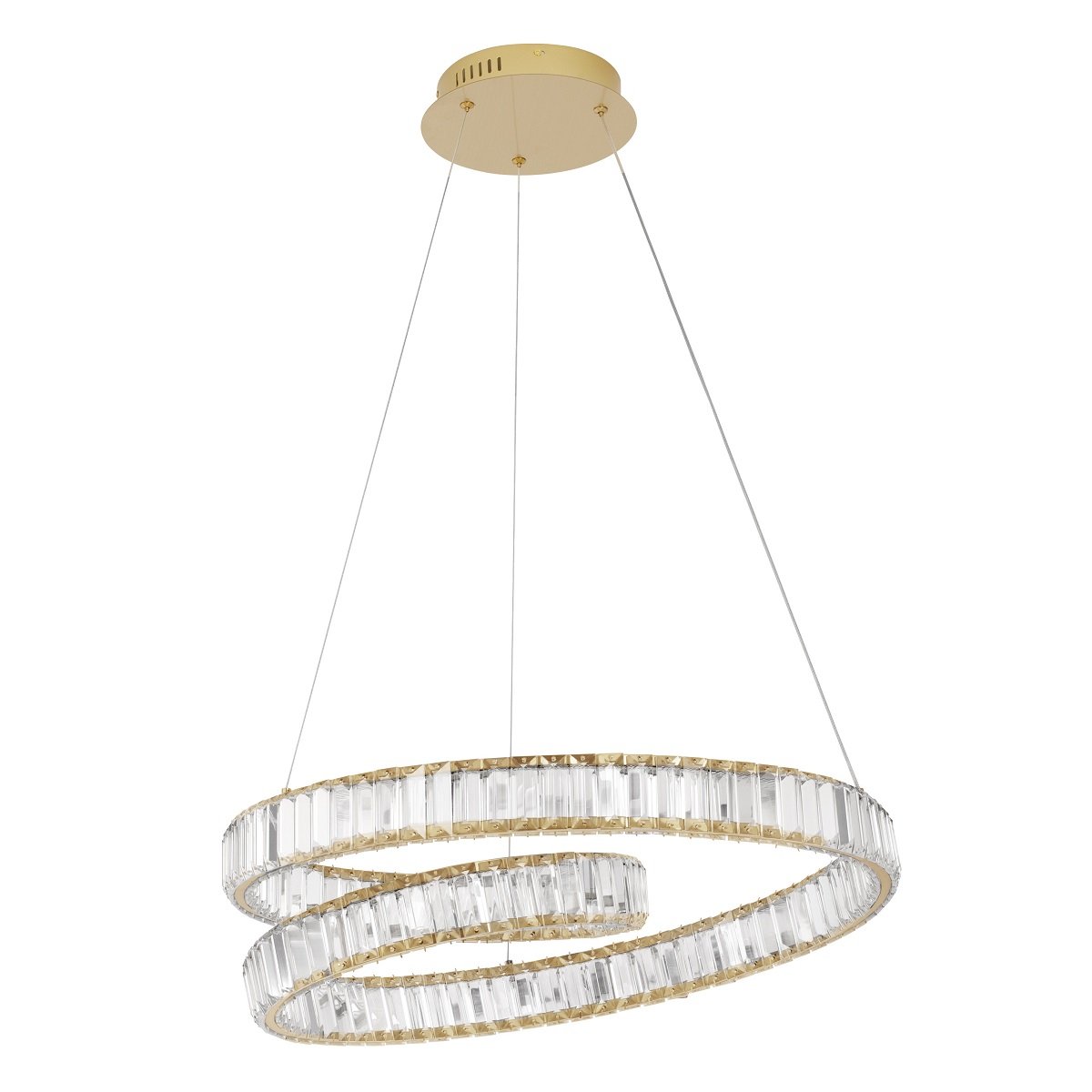 Nova Luce 9019721 CONCETO LED Pendelleuchte 60cm 3500K Gold