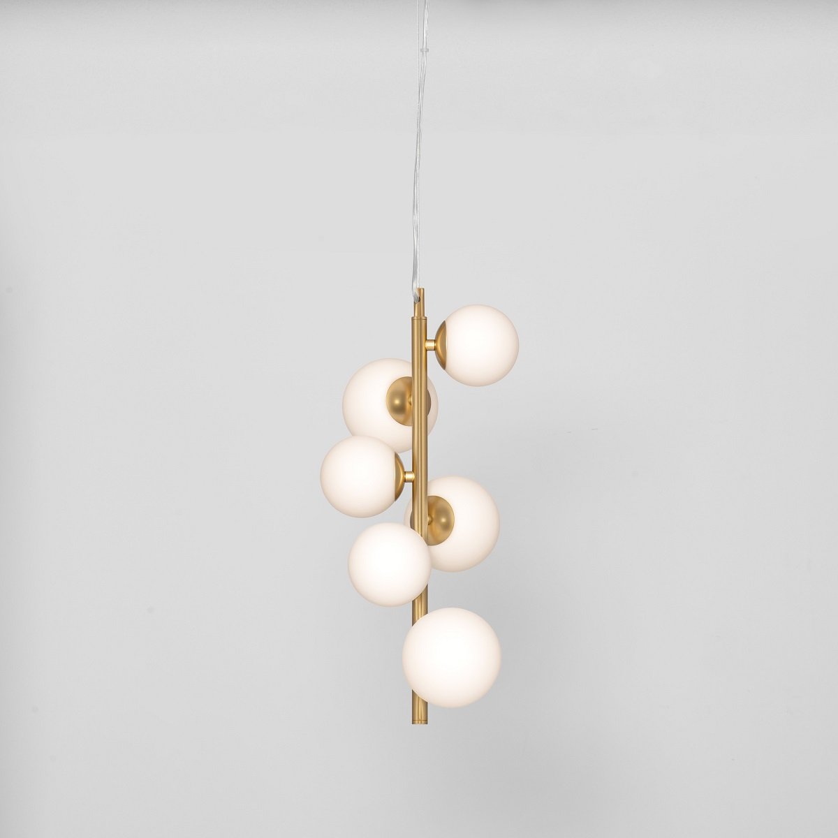 Nova Luce 9028860 ODILLIA Pendelleuchte 6-flammig Gold Weiss G9