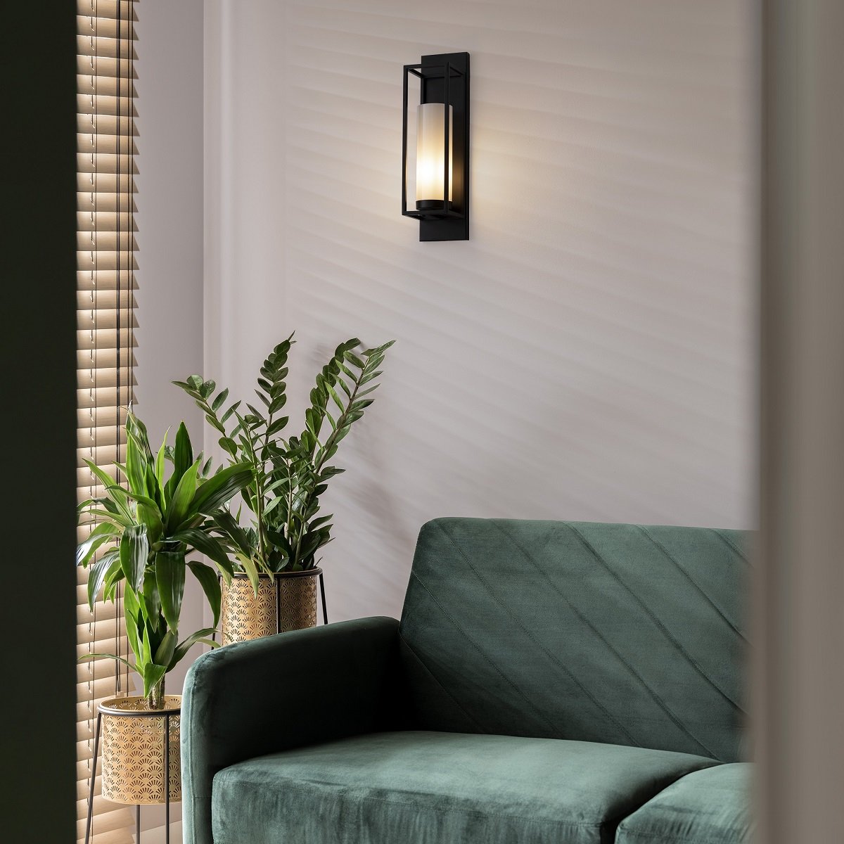 Nova Luce 9035973 JULIET Wandleuchte Schwarz E27