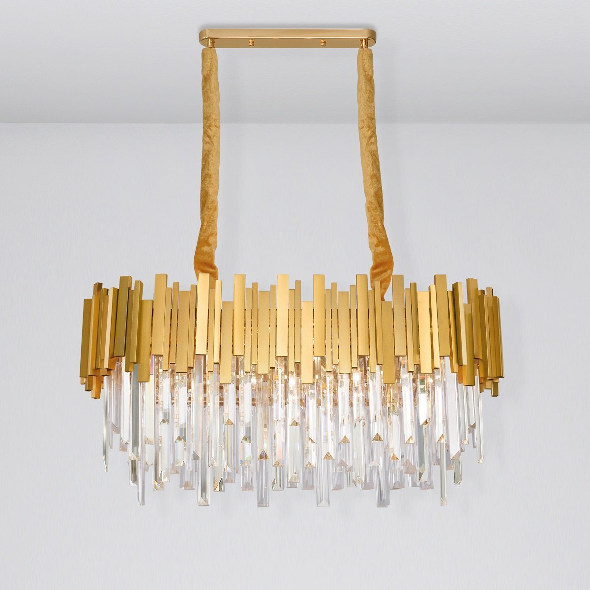 Nova Luce 9050130 GRANE Pendelleuchte 8-flammig Gold E14