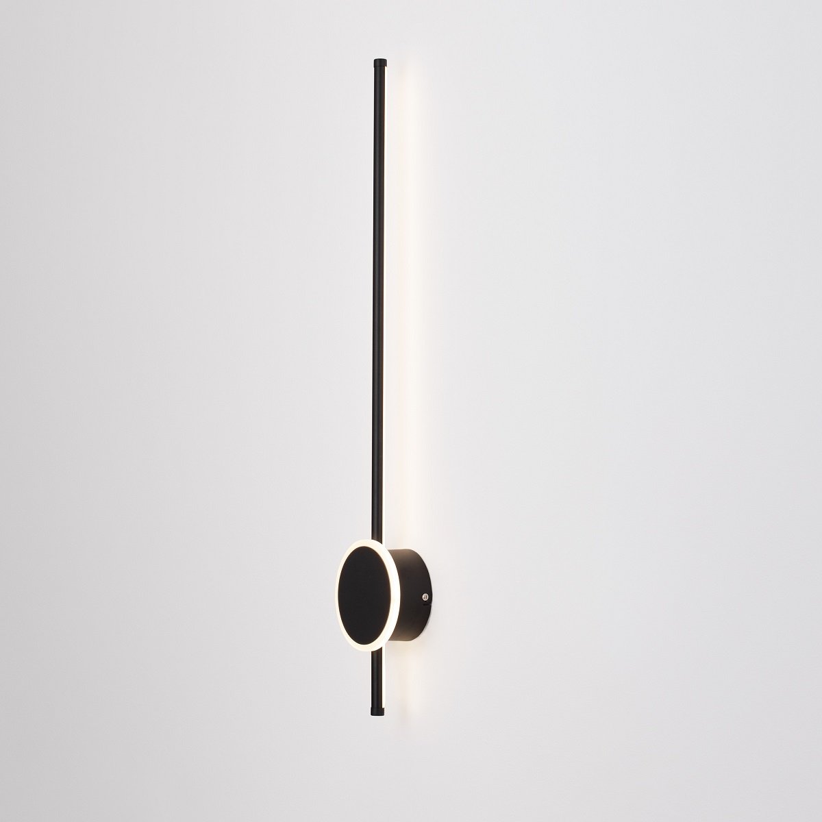 Nova Luce 9061428 CLOCK LED Wandleuchte 3000K Schwarz