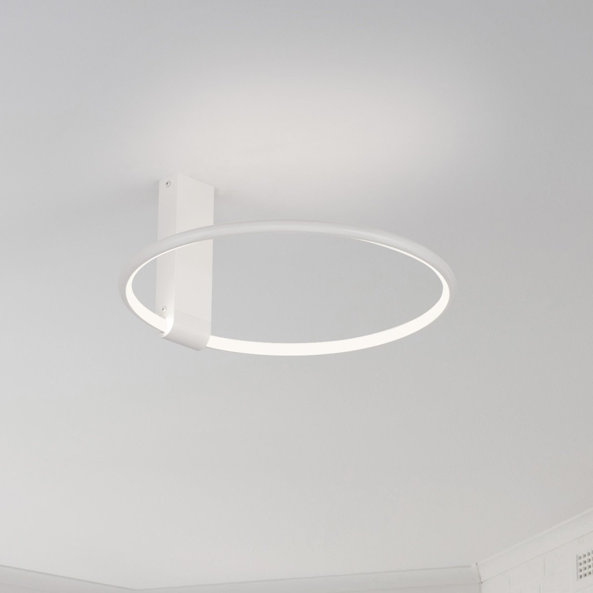 Nova Luce 9085242 GARVE LED Deckenleuchte 40cm 3000K Weiss