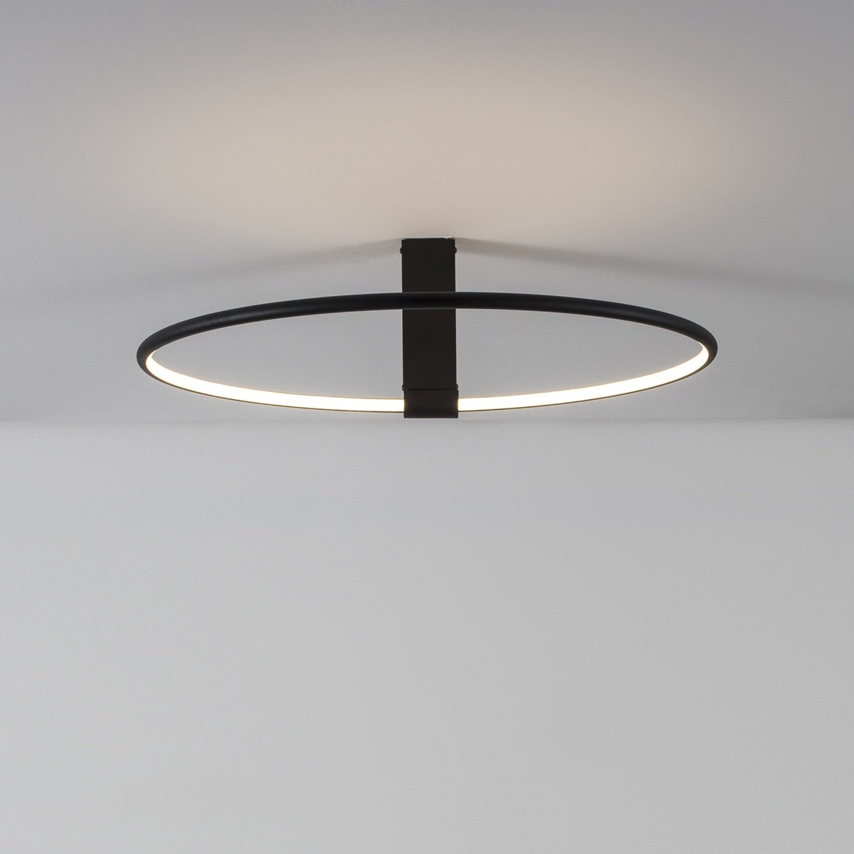 Nova Luce 9085243 GARVE LED Deckenleuchte 60cm 3000K Schwarz