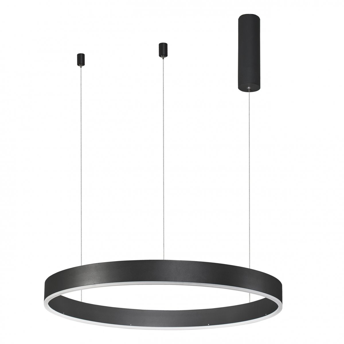 Nova Luce 9190840 MOTIF LED Pendelleuchte 60cm 3000K Schwarz dimmbar