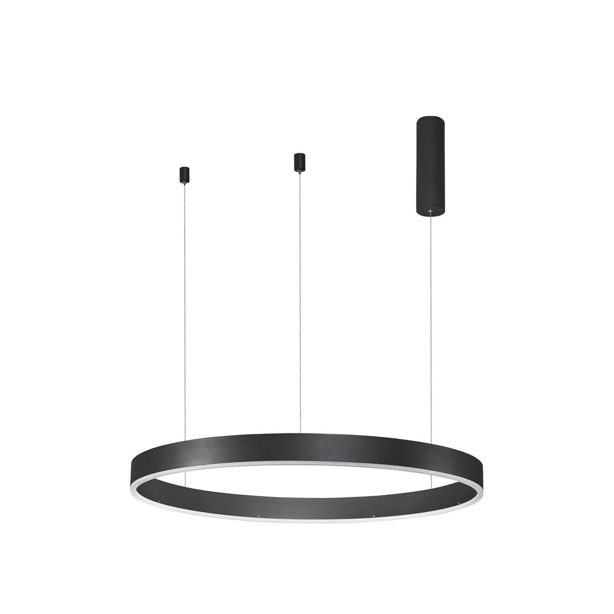 Nova Luce 9190848 MOTIF LED Pendelleuchte 80cm 3000K Schwarz dimmbar