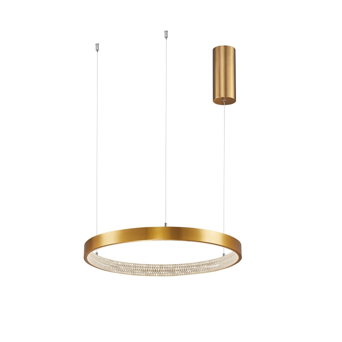 Nova Luce 9285401 PRESTON LED Pendelleuchte 40cm 3000K Antik Gold dimmbar