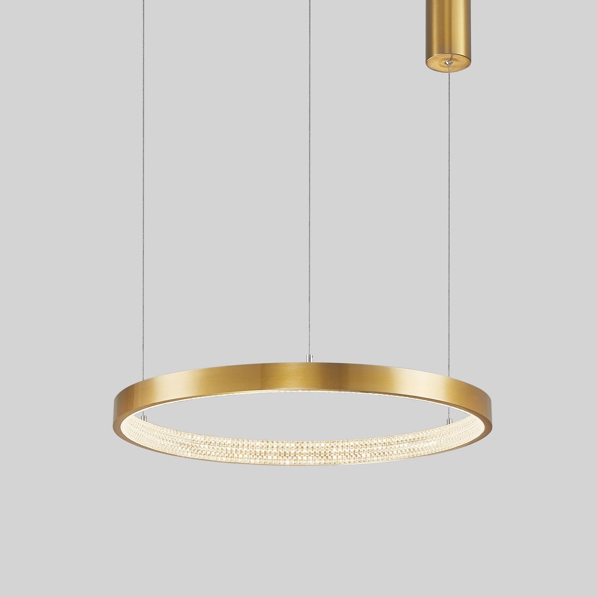 Nova Luce 9285601 PRESTON LED Pendelleuchte 60cm 3000K Antik Gold dimmbar