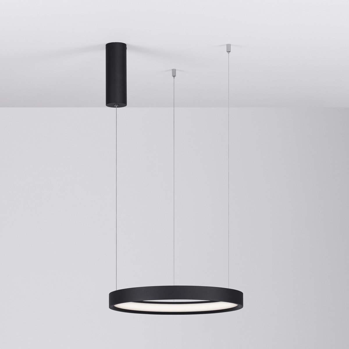 Nova Luce 9345612 PERRINE LED Pendelleuchte 40cm 3000K Schwarz dimmbar