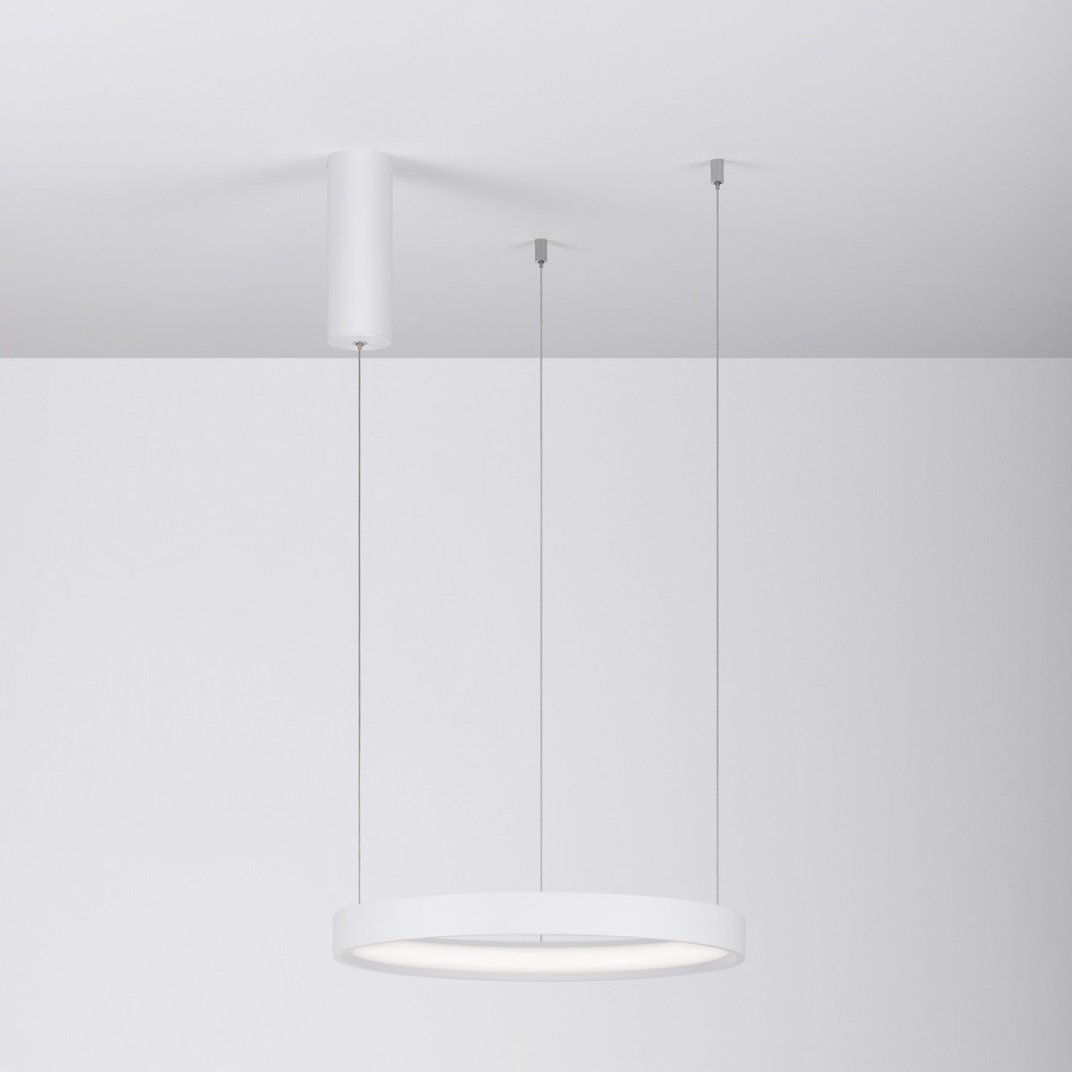Nova Luce 9345613 PERRINE LED Pendelleuchte 40cm 3000K Weiss dimmbar