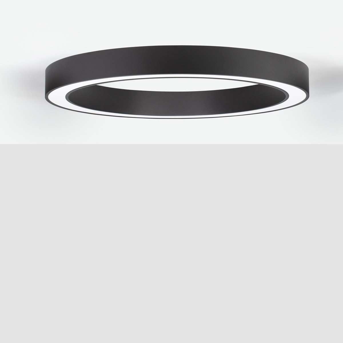 Nova Luce 9345636 MORBIDO LED Deckenleuchte 80cm 2700-4000K Schwarz dimmbar