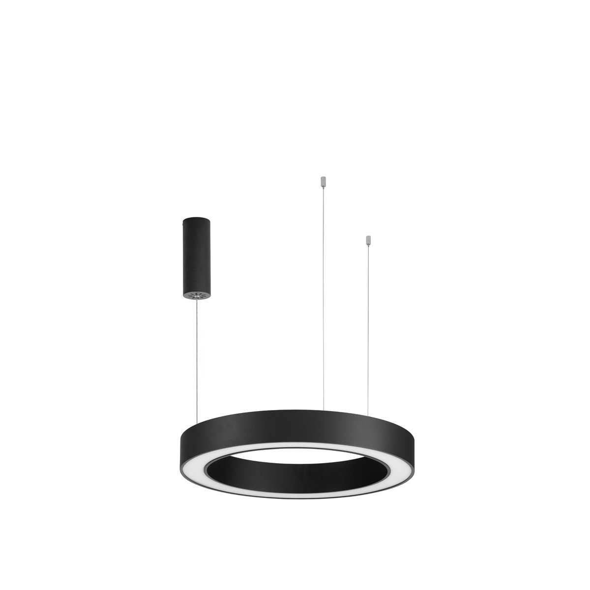 Nova Luce 9345639 MORBIDO LED Pendelleuchte 60cm 2700-4000K Schwarz dimmbar