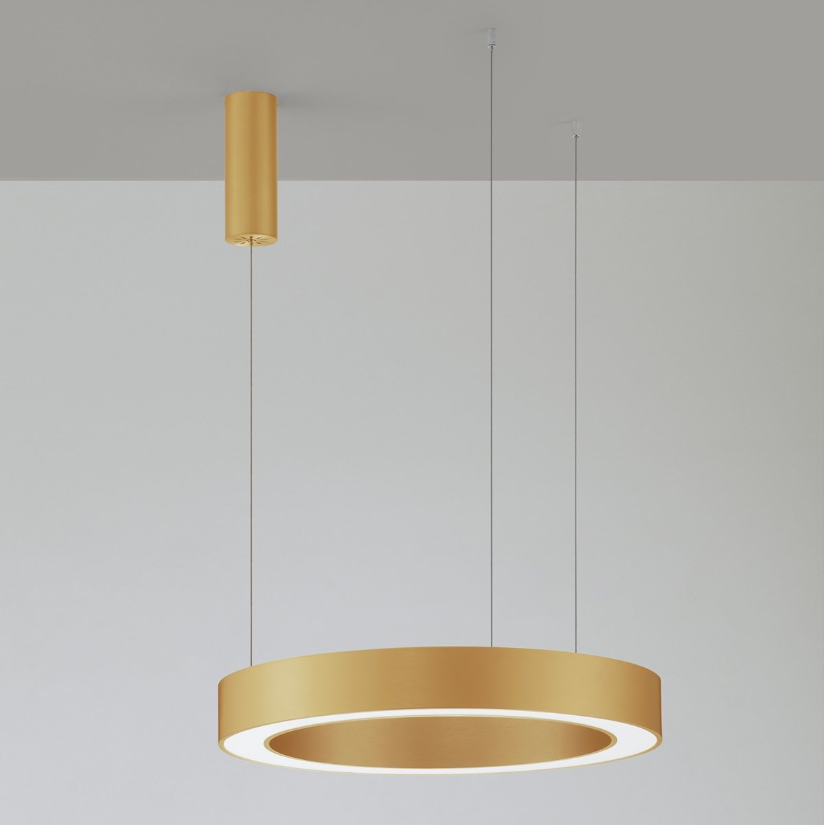 Nova Luce 9345640 MORBIDO LED Pendelleuchte 60cm 2700-4000K Messing Gold dimmbar