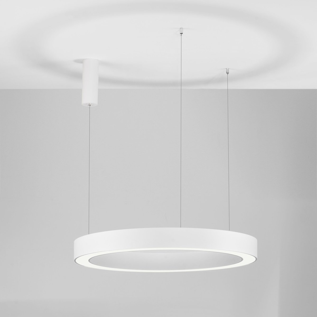 Nova Luce 9345641 MORBIDO LED Pendelleuchte 80cm 2700-4000K Weiss dimmbar