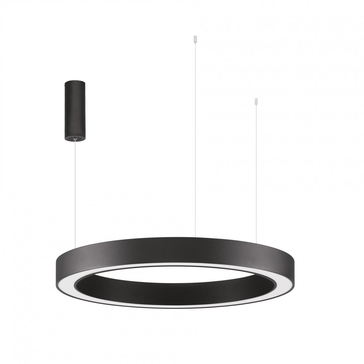 Nova Luce 9345642 MORBIDO LED Pendelleuchte 80cm 2700-4000K Schwarz dimmbar