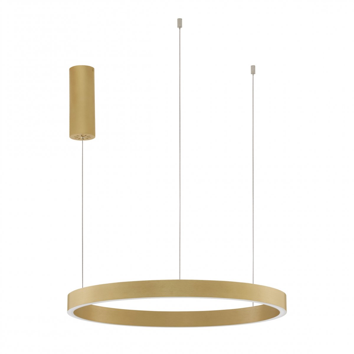 Nova Luce 9345661 ELOWEN LED Pendelleuchte 60cm 3000K Gold geb�rstet dimmbar