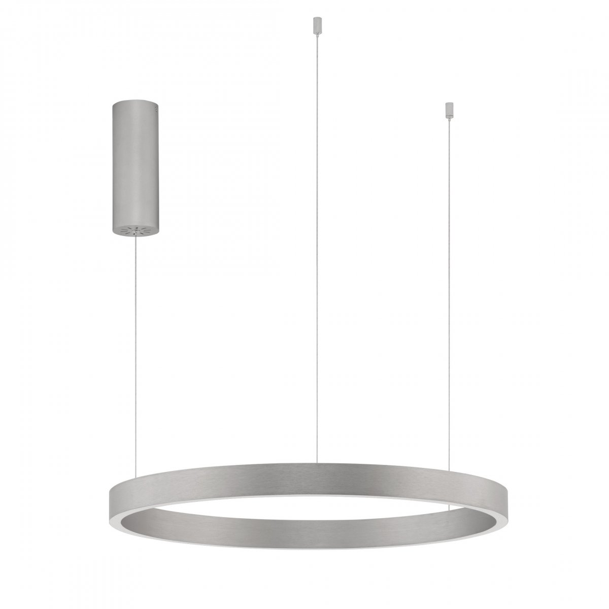 Nova Luce 9345662 ELOWEN LED Pendelleuchte 60cm 3000K Silber geb�rstet dimmbar